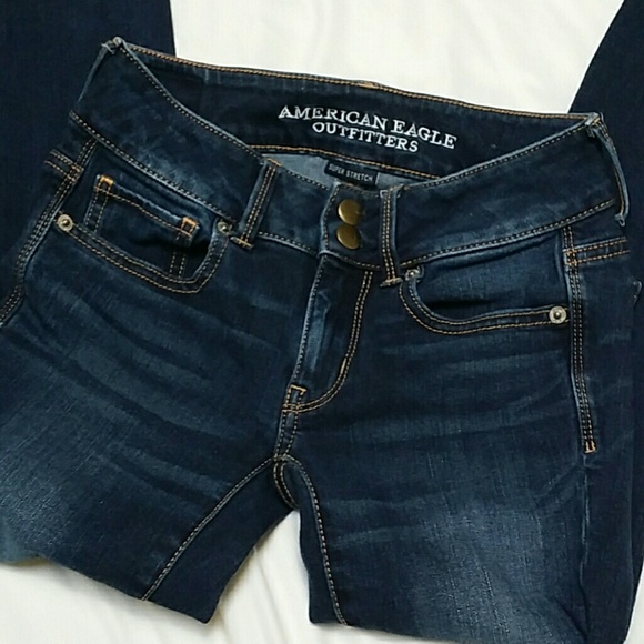 American Eagle Outfitters artist crop jeans 00 - Picture 3 of 5